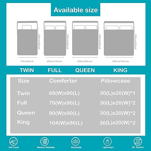 Miniatura 8 de Erosebridal Juego de edredón para niños, camión de bomberos, camión de bomberos, tamaño matrimonial, edredón acolchado de vehículo de policía, Color