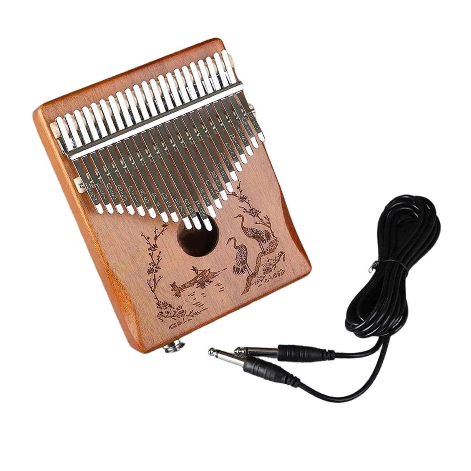 Kalimba Eléctrico De 21 Notas Con Sintonización Manual De 17 Teclas Con Conexión De Al Teclado(21key 2)