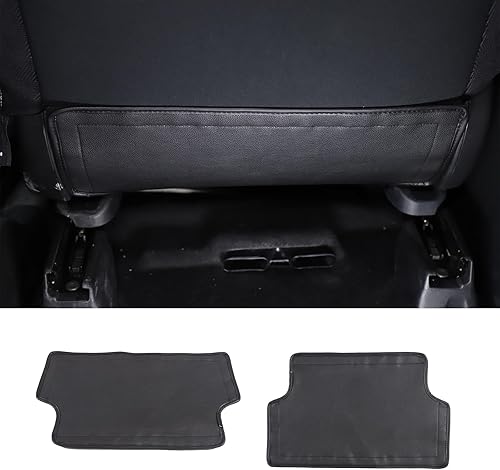 Paquete de 2 protectores de asiento trasero para Honda Pilot 2019-2022, accesorios de cuero sintético para niños, impermeable, protección contra