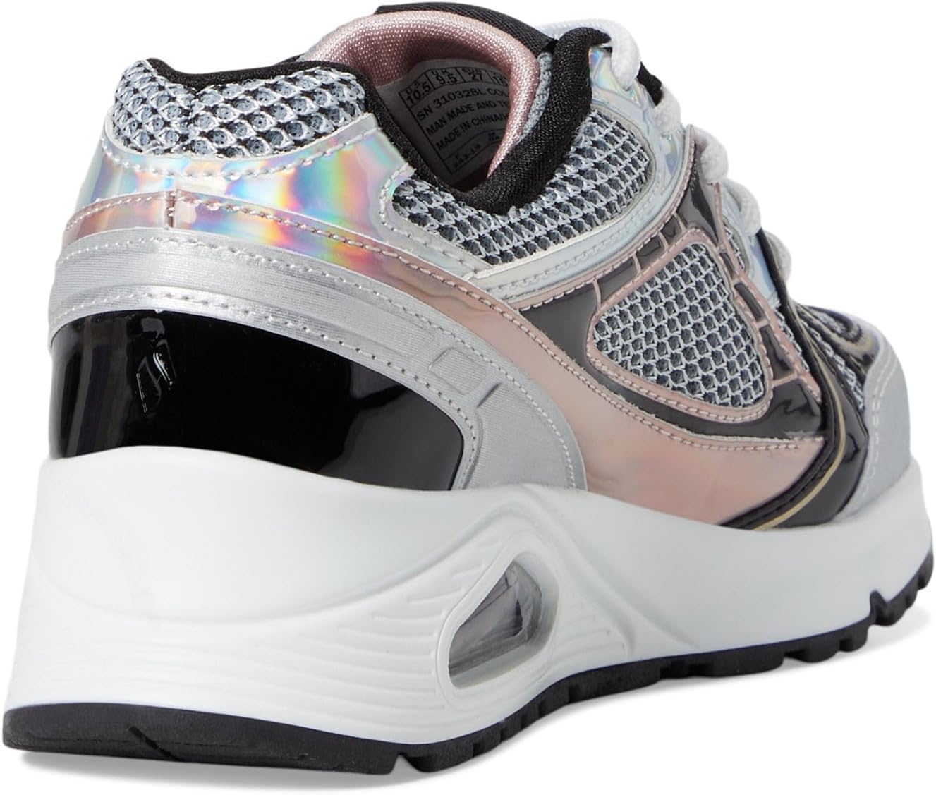 Skechers Womens Uno Gen1-platinum Flash 310328l (Little Kid/Big Kid) - Image 5