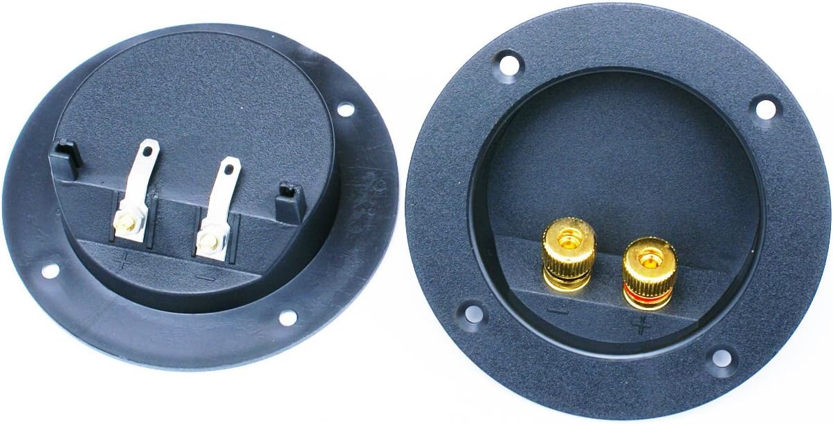 DNF (1) Speaker Box Round Terminal Connector Subwoofer