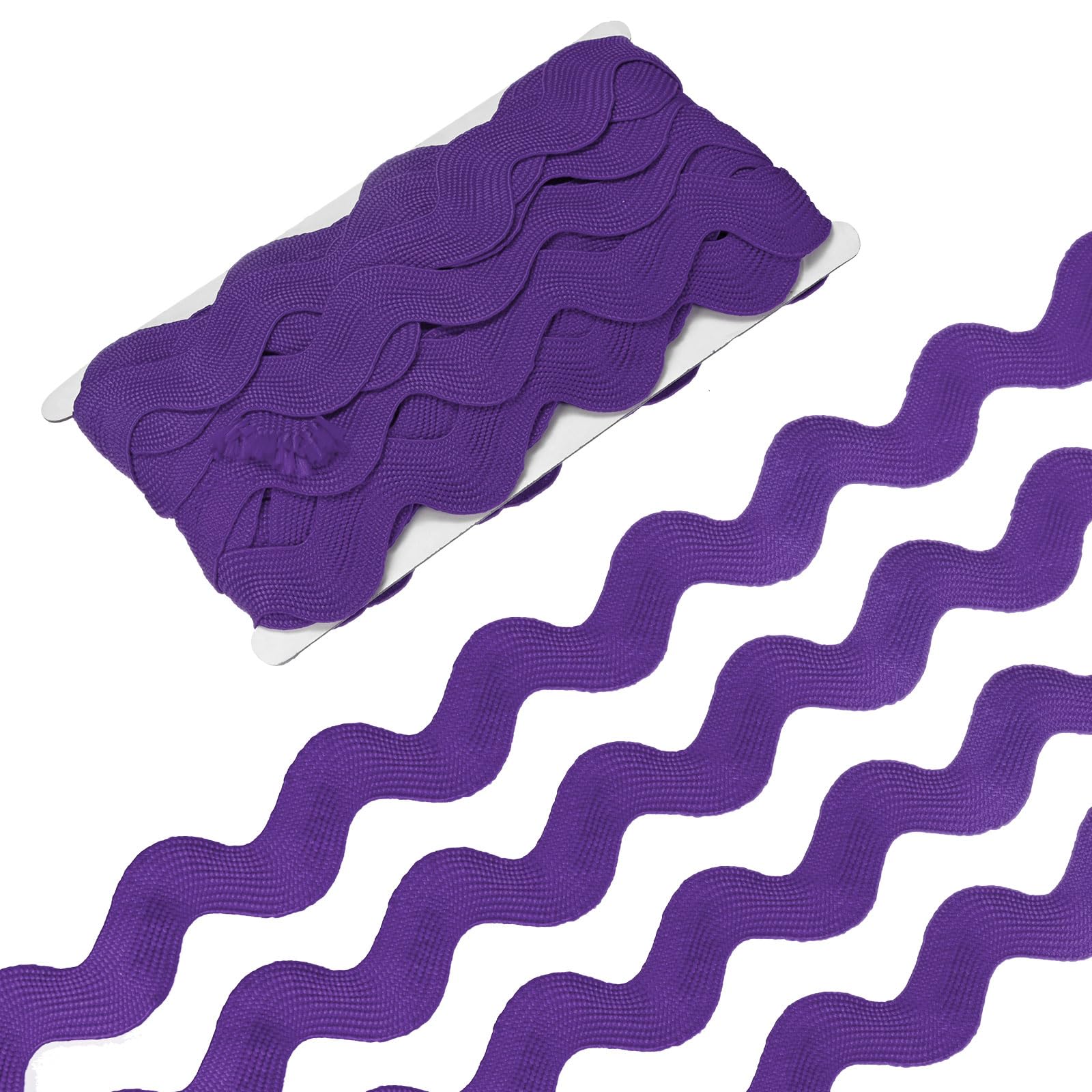 rick rack trim 10 yard 25mm  1 inch wave bending fringe trimming ribbon for sewingdiy craftsclothesdecoration polyester ric rac trim purple