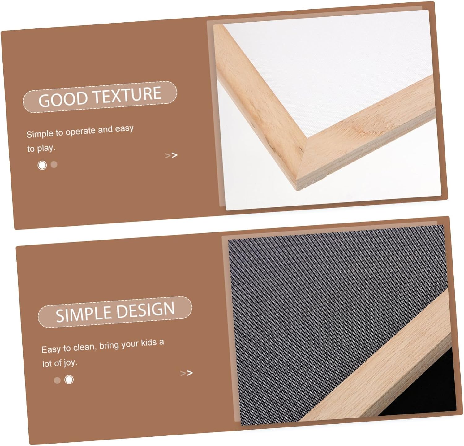 Gogogmee Wooden Paper Making Frame Paper Molding Screen DIY Craft Screen Mould Pulp for Boys and Girls