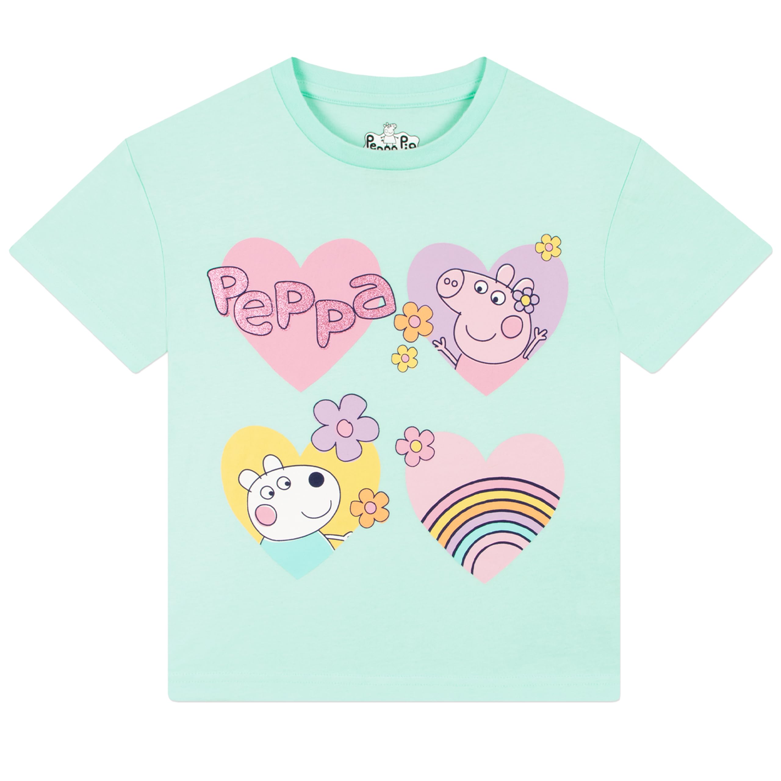 Peppa Pig T-Shirt Et Short Fille | Ensemble T-Shirt Et Short Fille | Vêtements En Coton Pour Enfants