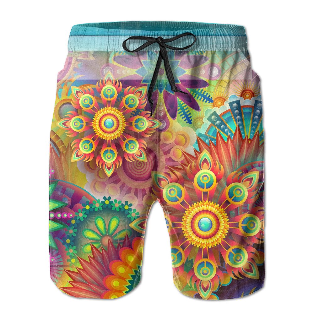 Men's Passionate Rock Summer Quick-Drying Cargo Shorts White