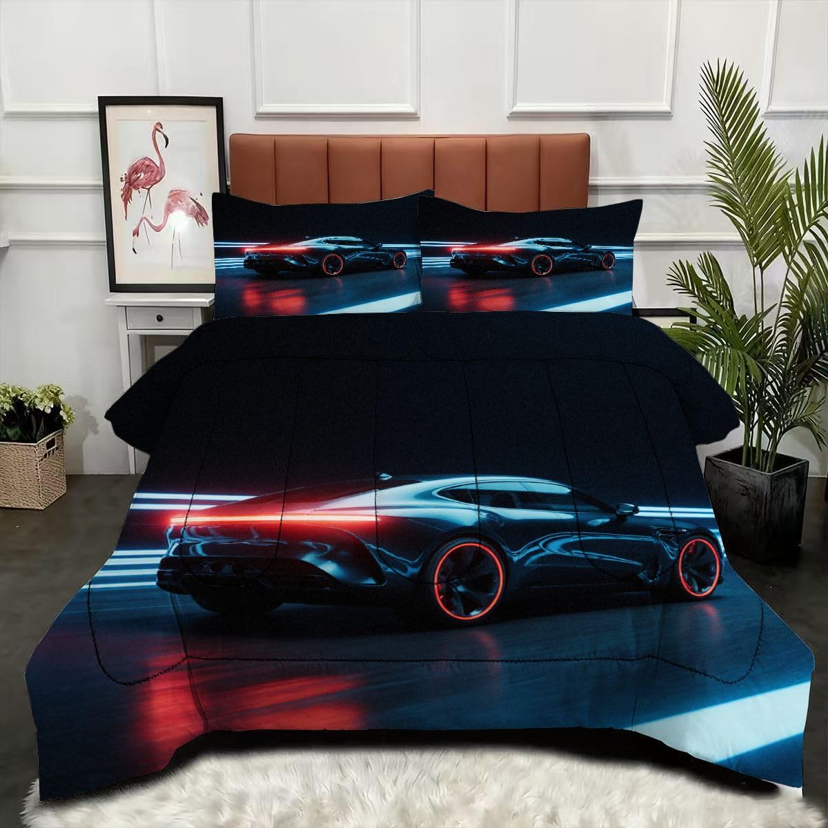 Couette 200x200 lavable en machine en microfibre tempérée douceur avec taies