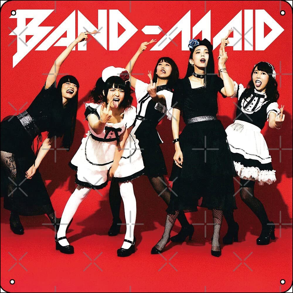 Amazon.com: Jitipozy Band-Maid 2022 Poster Metal Sign 12 x 12