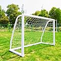 GoSports 8x5 Soccer Goal with Round Posts