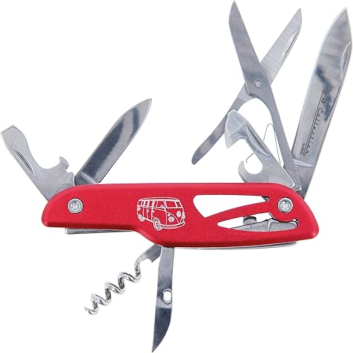 Miniatura 1 de BRISA VW Collection - Cuchillo de bolsillo multifuncional 3D Volkswagen, archivo, tijeras, abrebotellas y latas