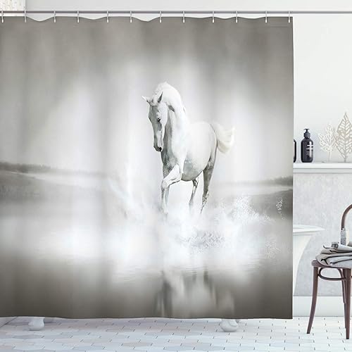 ambesonne Decor Collection tela de poliéster cortina de ducha de baño