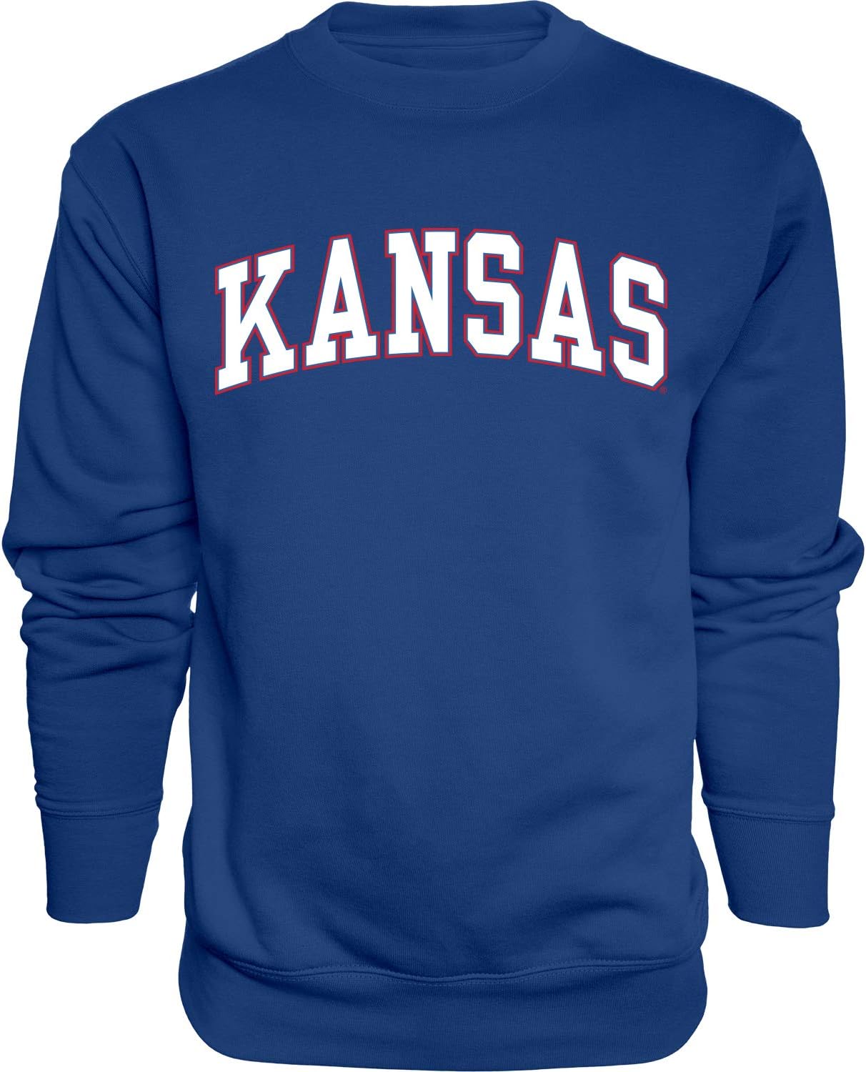 Blue 84 NCAA mens Arching Team Color Crewneck Sweatshirt