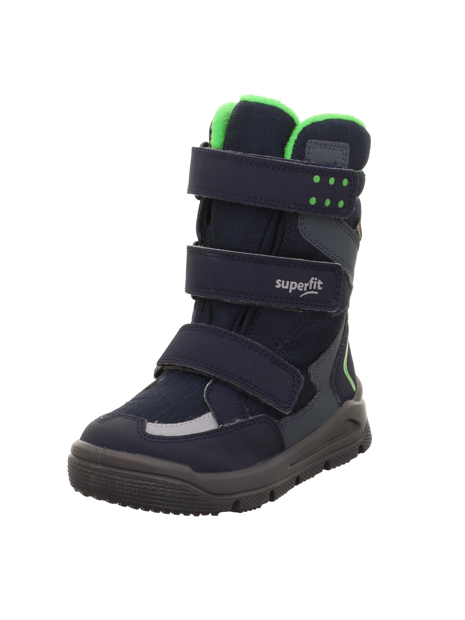 Superfit Boys MARS warm gefütterte Gore-Tex Stiefel, BLAU/GRÜN 8000