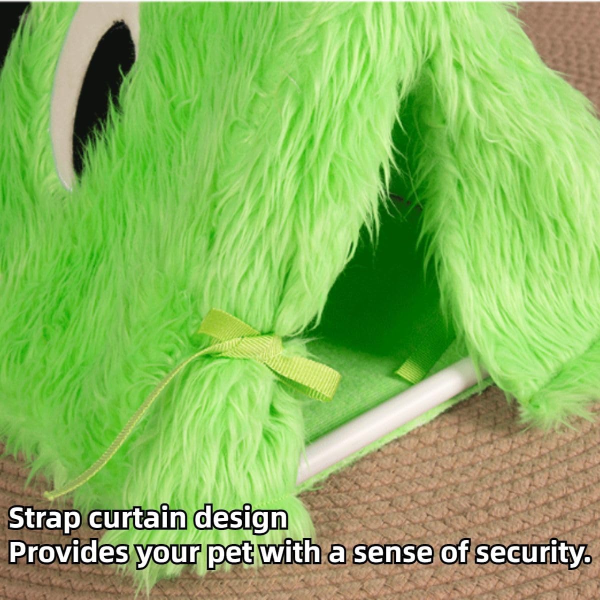 Hamster Hideout Tent, Small Animal Tents House Cave Guinea Pig Rabbit Tent Hideout Rabbit Tunnel House Bunny Tube Toy Warm Nest Habitat (Small)