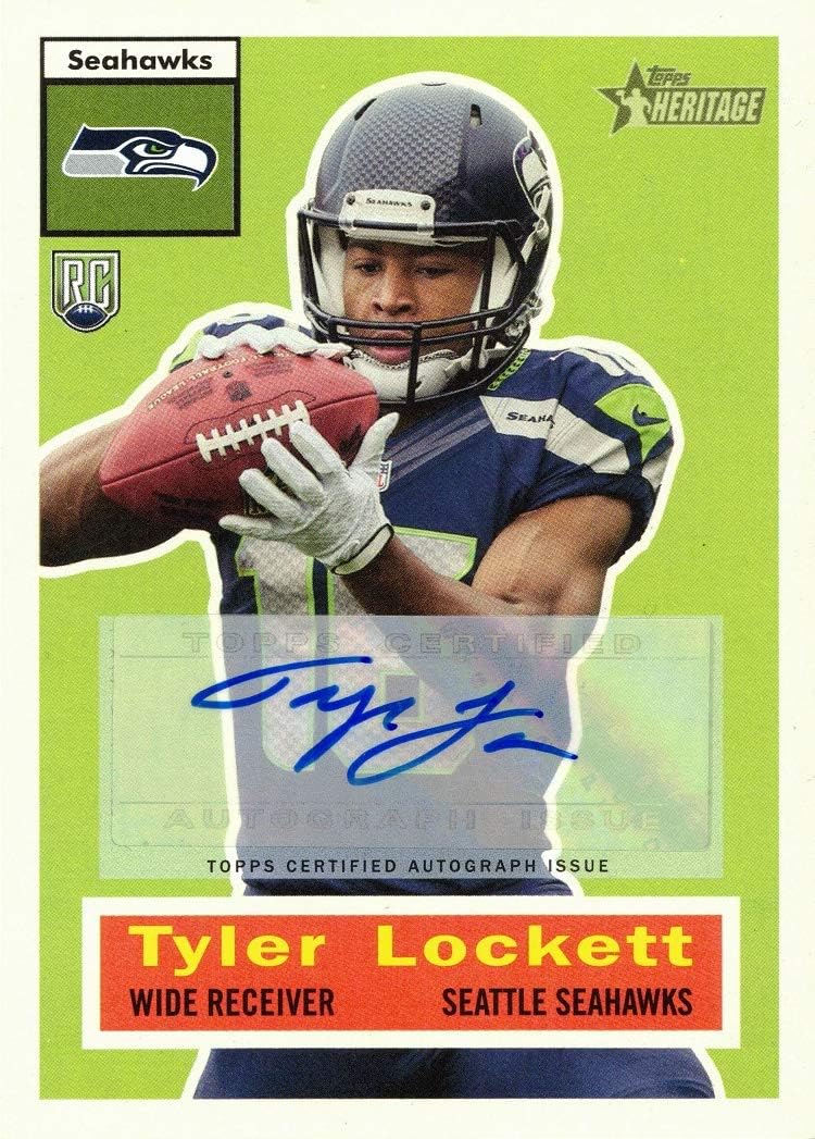 2015 Topps Heritage Football #91 Tyler Lockett Certified Autograph Rookie Card