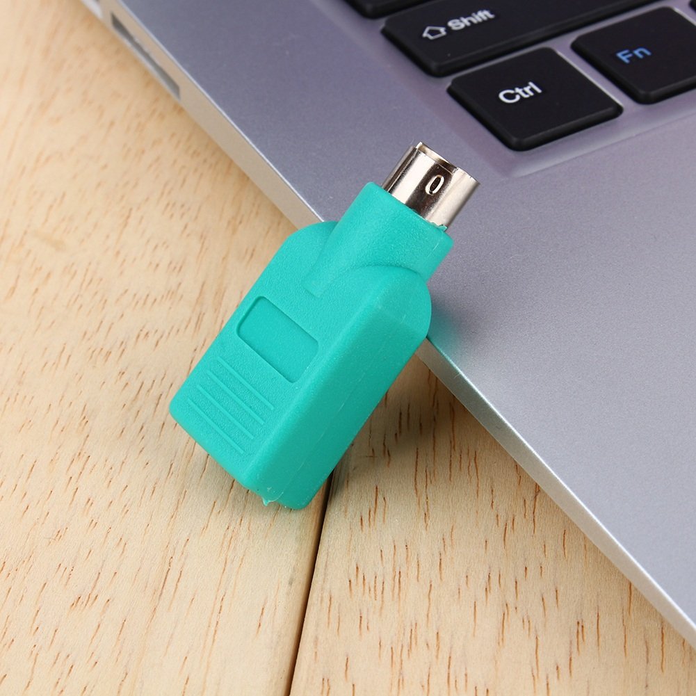 VGEBY Adapter USB żeński na PS2 męski wymienny konwerter USB dla klawiatury i myszy