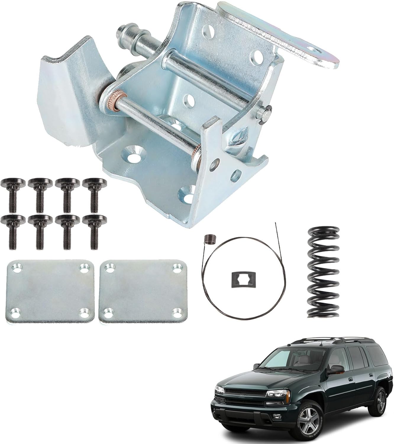 Front Upper Left Door Hinge Assembly Steel Replacement for 1994-2005 S10 Sonoma Envoy 924-106