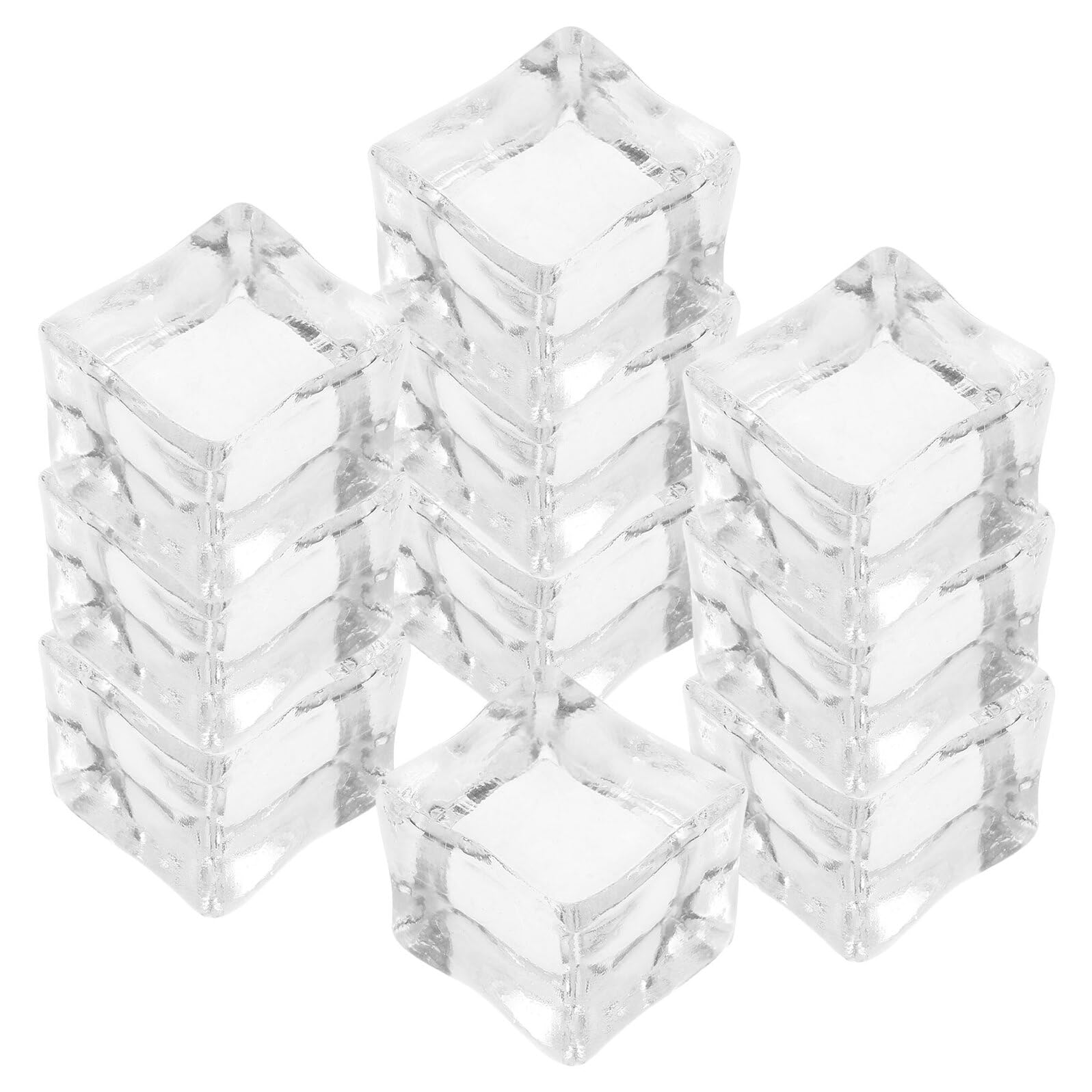 Glaçons artificiels réutilisables VICASKY en plastique acrylique ultra réaliste de qualité