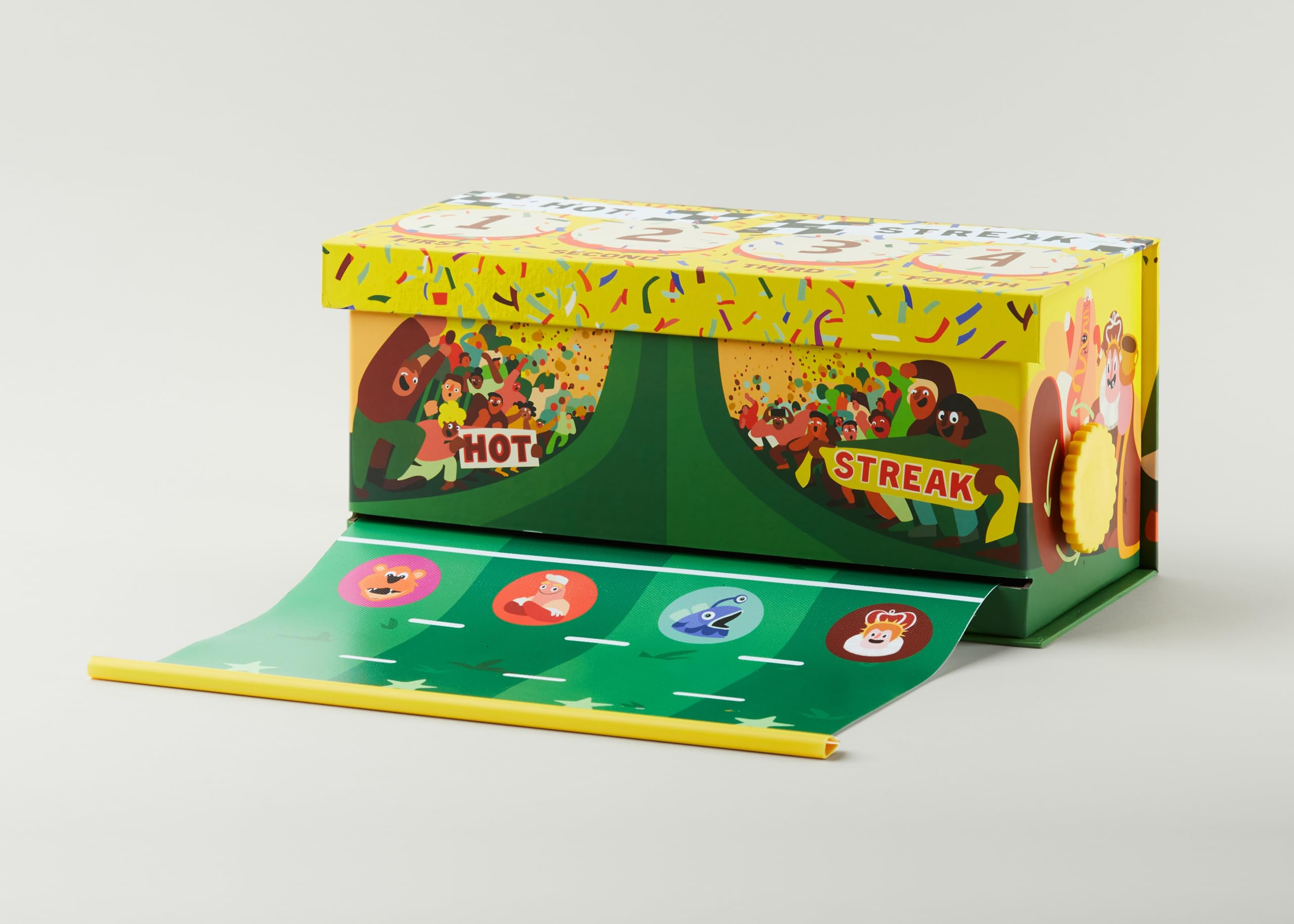 Hot Streak Party Game - Juego de mesa de carreras de mascotas para adultos y familias a partir de 8 años de edad, 2 a 9 jugadores, diversión rápida y de alta energía CMYK