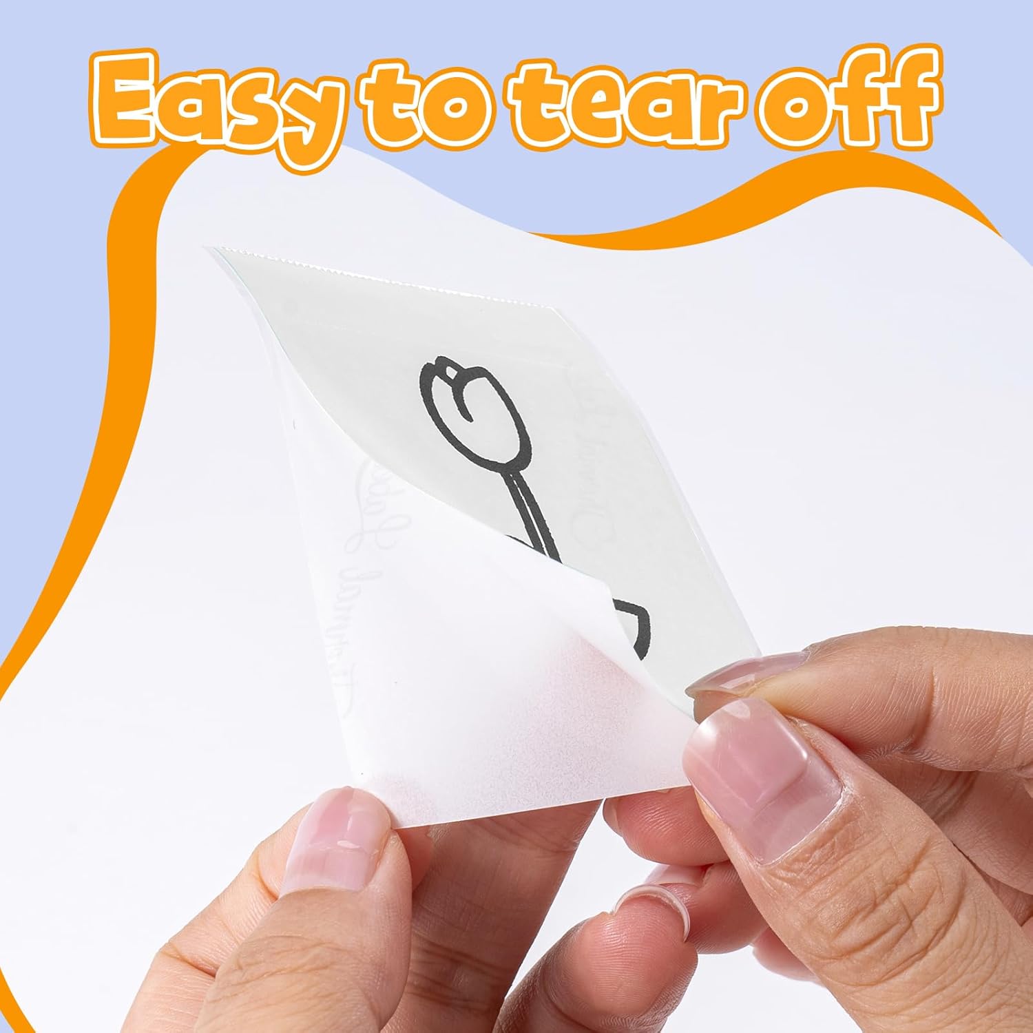 Phomemo White Self-Adhesive Thermal Paper, Glossy Sticker Paper Label for Phomemo M02/M02 Pro/M02S/P2S/M03/M04S Mini Sticker Printer, 50mm x 3.5m, Diameter 28mm, 3-Rolls, Image Time 10 Years - Image 4