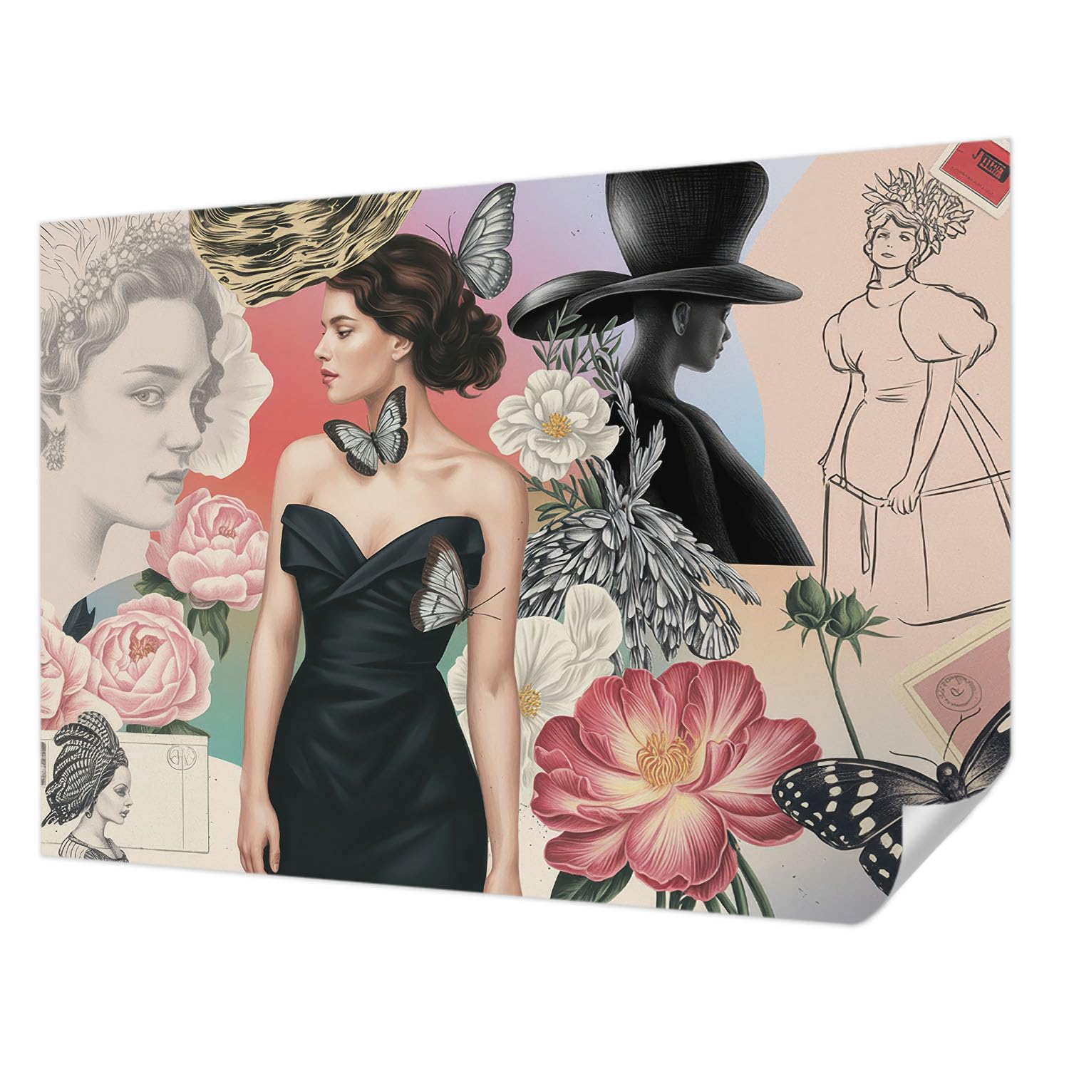 Papier peint mural 312x219 cm autocollant anti-tache salon chambre Tulup