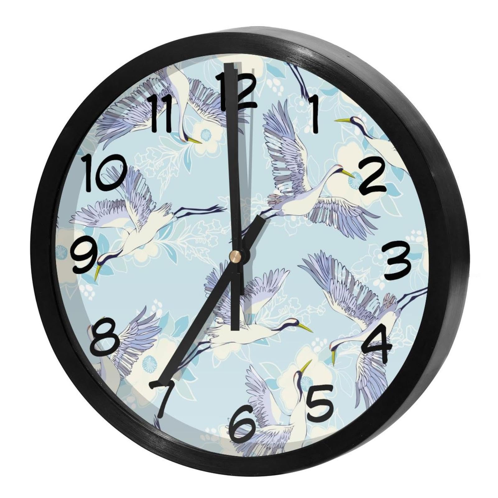 Horloge murale silencieuse sans tic-tac à piles pour un sommeil paisible en cuisine ou chambre
