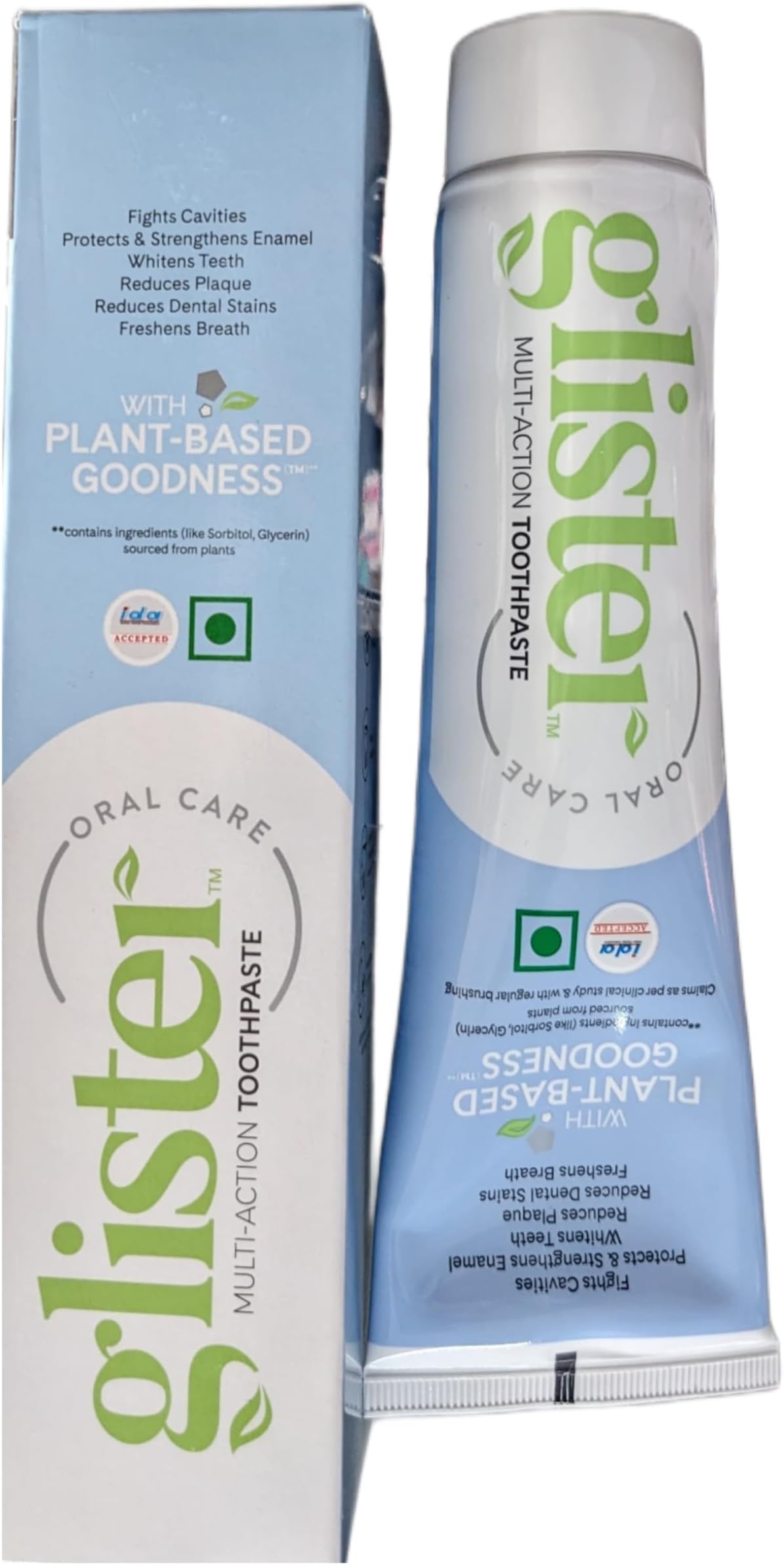 Amway Glister ToothPast|Fights cavities, Protects & stengthens Enamel,Whitens teeth, reduce plaque, Dental stains,Freshens breath| Pack Of 1 (200Gm) PER PAST