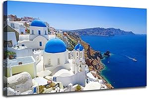 Captivating Santorini Wall Art: A Vision of Greece's Iconic Beauty