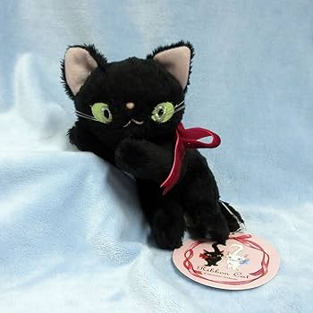 Amazon.co.jp: Ribbon Cat リボンキャット マスコット 黒猫 : おもちゃ
