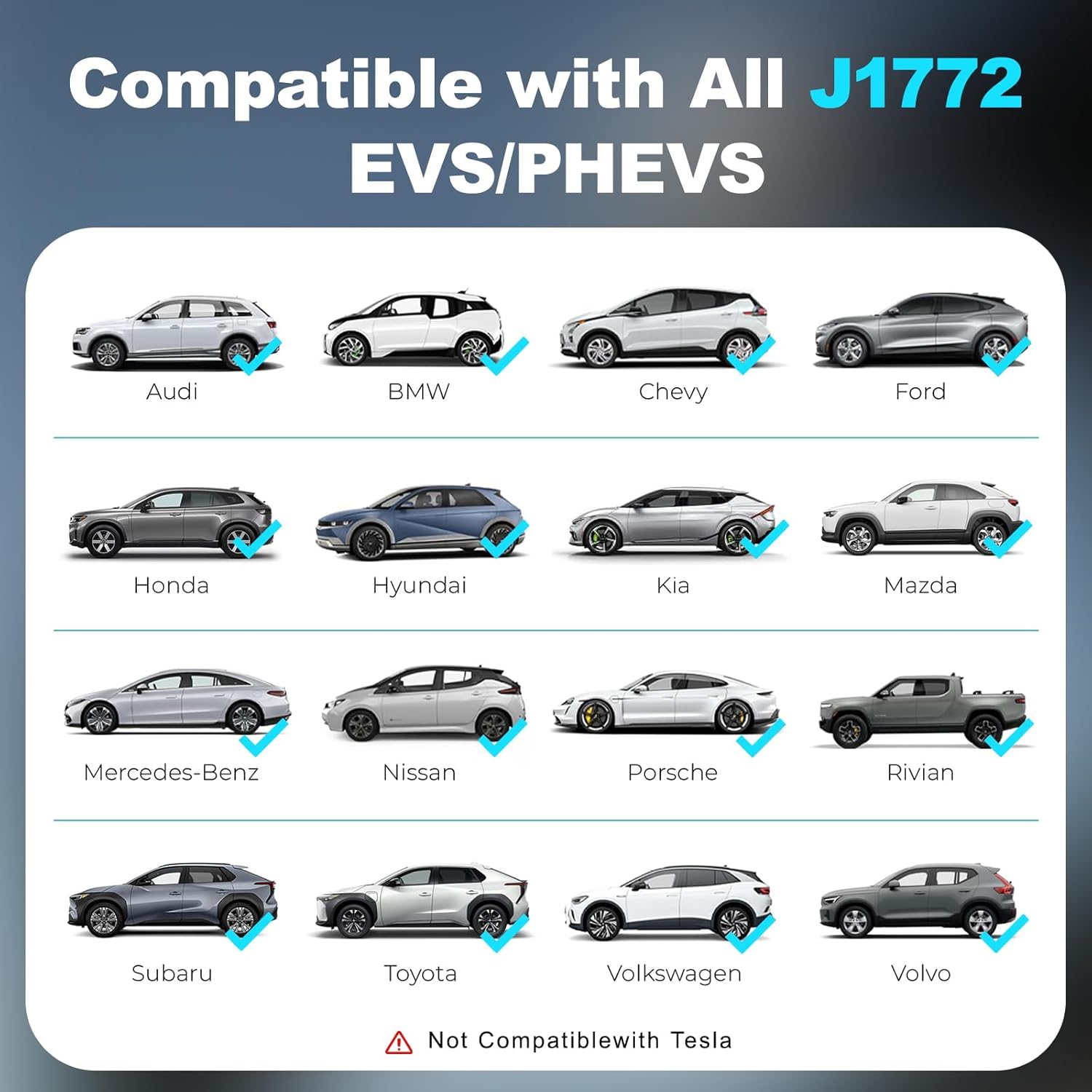 Level 1&2 EV Charger 2026 Upgraded 16A 3.5KW - 20FT Cable & Dual NEMA Adapter (5-15/6-20) - 110V-240V Portable Electric Car Charger for All SAE J1772 EVs - Image 9