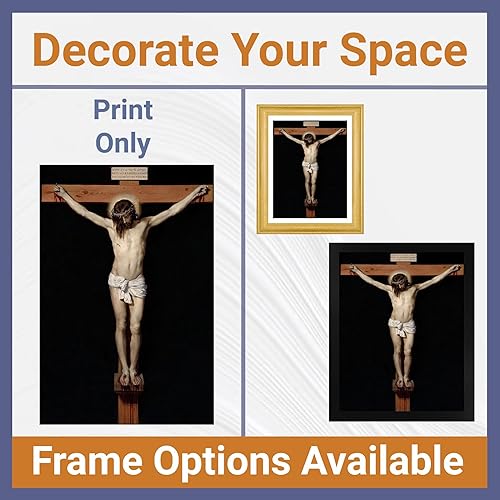 Miniatura 3 de Cabaña perdida Cristo crucificado por Diego Velázquez  Impresión sin marco  Reproducción de pinturas de obras de arte finas  Póster enmarcado de