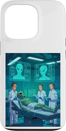 Alien Autopsy The Secret lab Comic UFO Fun Case for iPhone 13 Pro