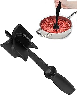 Meat Chopper, Multifunctional Hamburger Meat Chopper, Professional Heat Resistant Nylon Meat/Potato Masher - Safe for Non-...