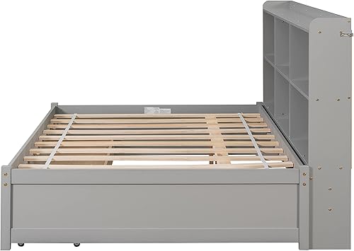 Miniatura 8 de Litera tapizada de tamaño individual sobre cama individual diseño de cabecera capitonada con botones y estribo con escalera baja para niños