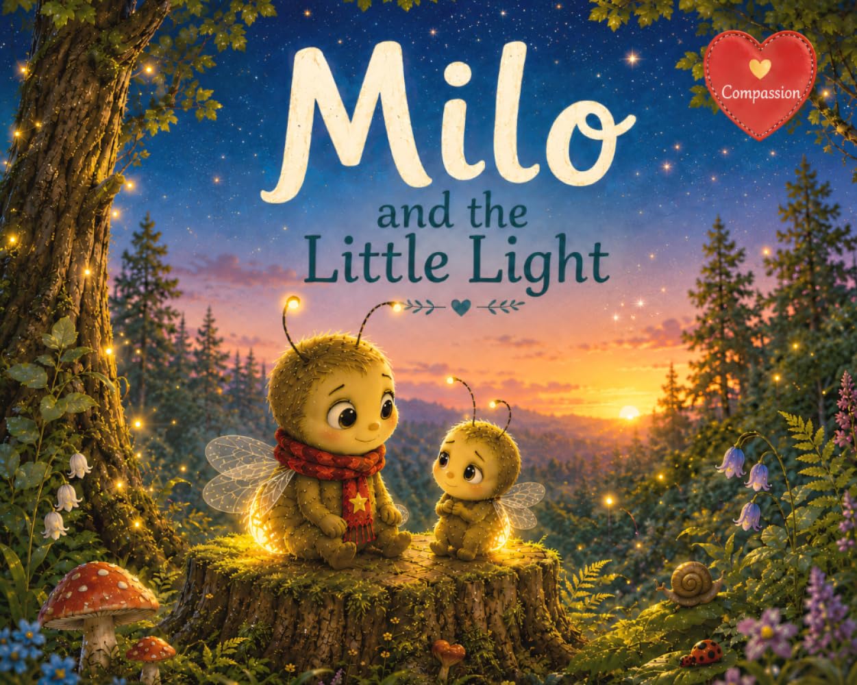 Milo and the Little Light: A read-aloud story about courage and self-confidence – for ages 3 and up (Milo the Firefly)