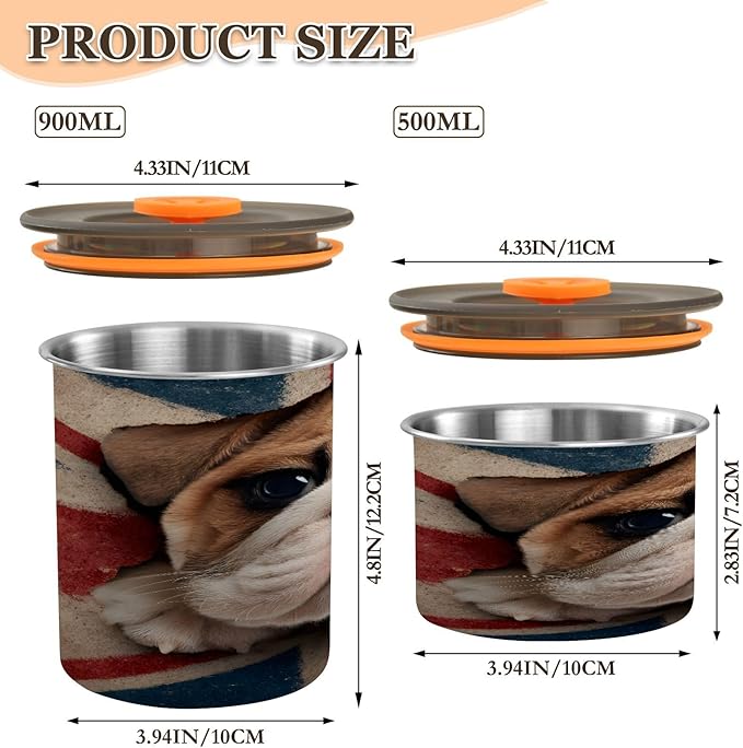 Almacenador de Alimentos ALAZA British Flag 17 oz, Acero Inoxidable miniatura 3