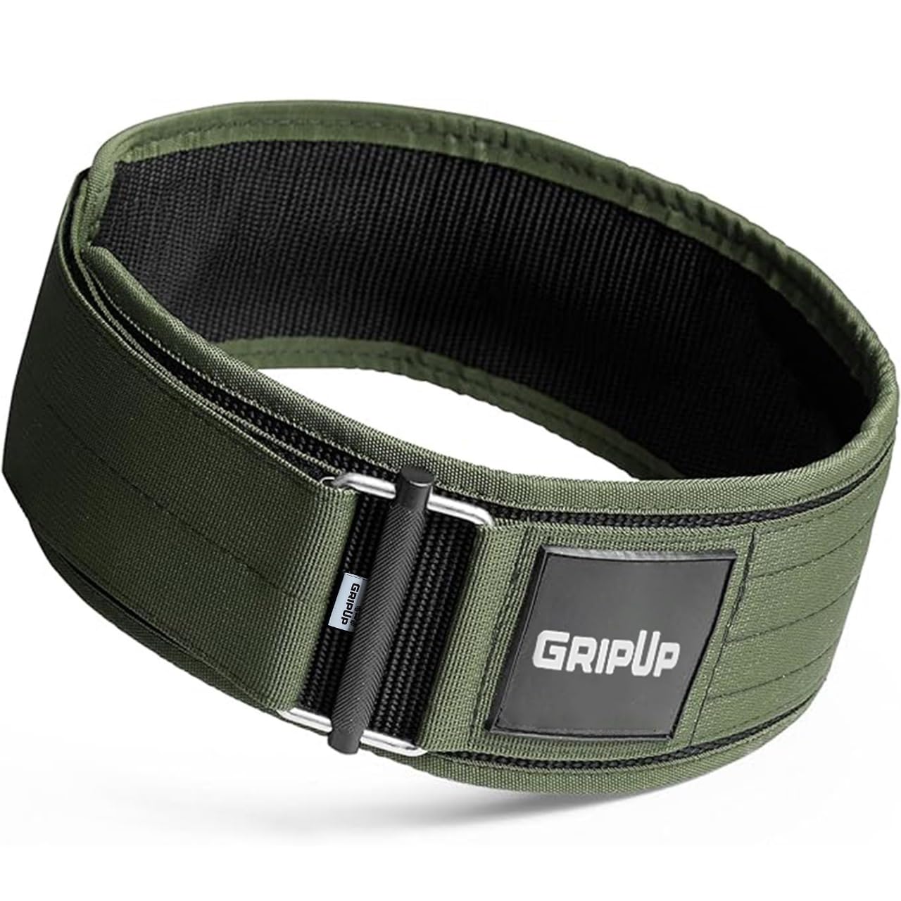 Ceinture de Musculation - Ceinture d'Haltérophilie pour Homme & Femme - 10cm Large - Powerlifting, CrossFit, Bodybuilding - Soutien Lombaire Réglable - Cuir Robust
