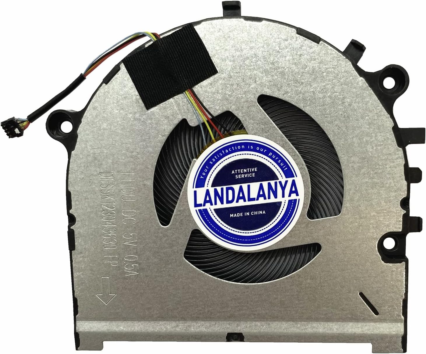 Replacement New CPU Cooling Fan for Lenovo ThinkBook 13s-IML 13s-IWL K3-IWL 14S-IWL 14s-IML K4-IWL 6Pro-13IWL S540-13 S540-14 Big Cooling Fan DFS5K12304363Q FLDU DC5V 0.5A