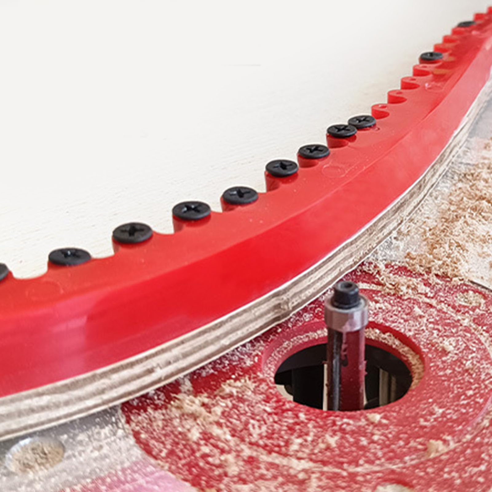 Flexible Gear Driven Profiling Strip, 16mm High Elasticity 1m CurveGuide for Woodworking, Pattern Transfer with Ease