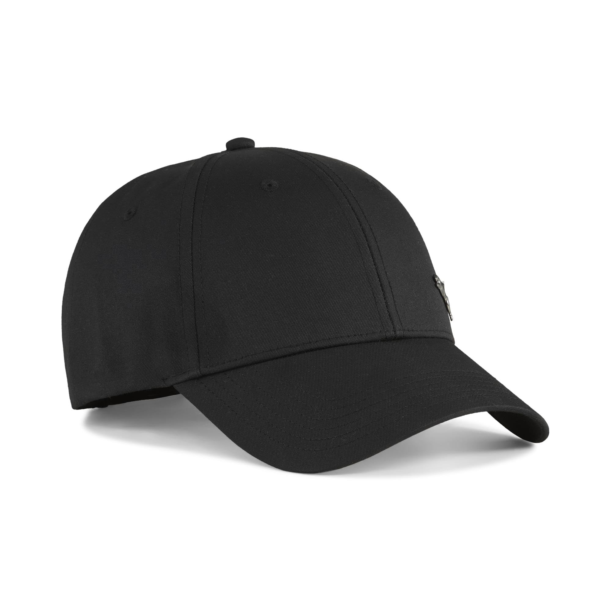 PUMA Unisex Essentials Metal Cat Baseball Cap, V2 PUMA Black, One Size