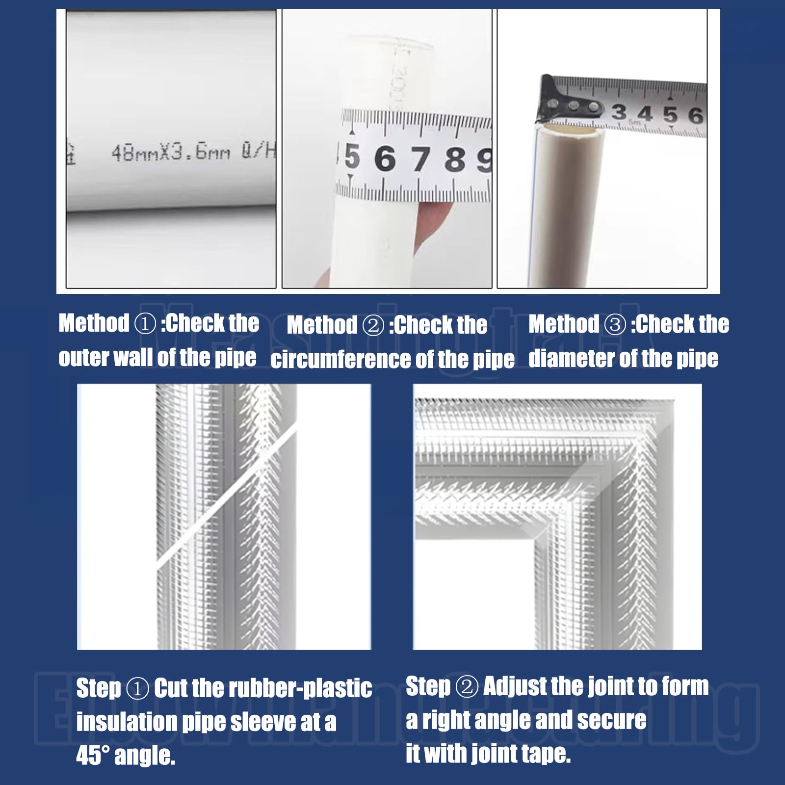 Aislamiento De Espuma para TuberíA,Coquilla Aislante De Papel Aluminio Autoadhesivo,Firmemente Adherido,Adecuado para El Aislamiento De Conductos De Aire Acondicionado