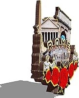 Vista 2 de Imán de madera de Roma, Italia, 3D, para nevera, viajes, coleccionables, recuerdos, decoración, artesanías hechas a mano