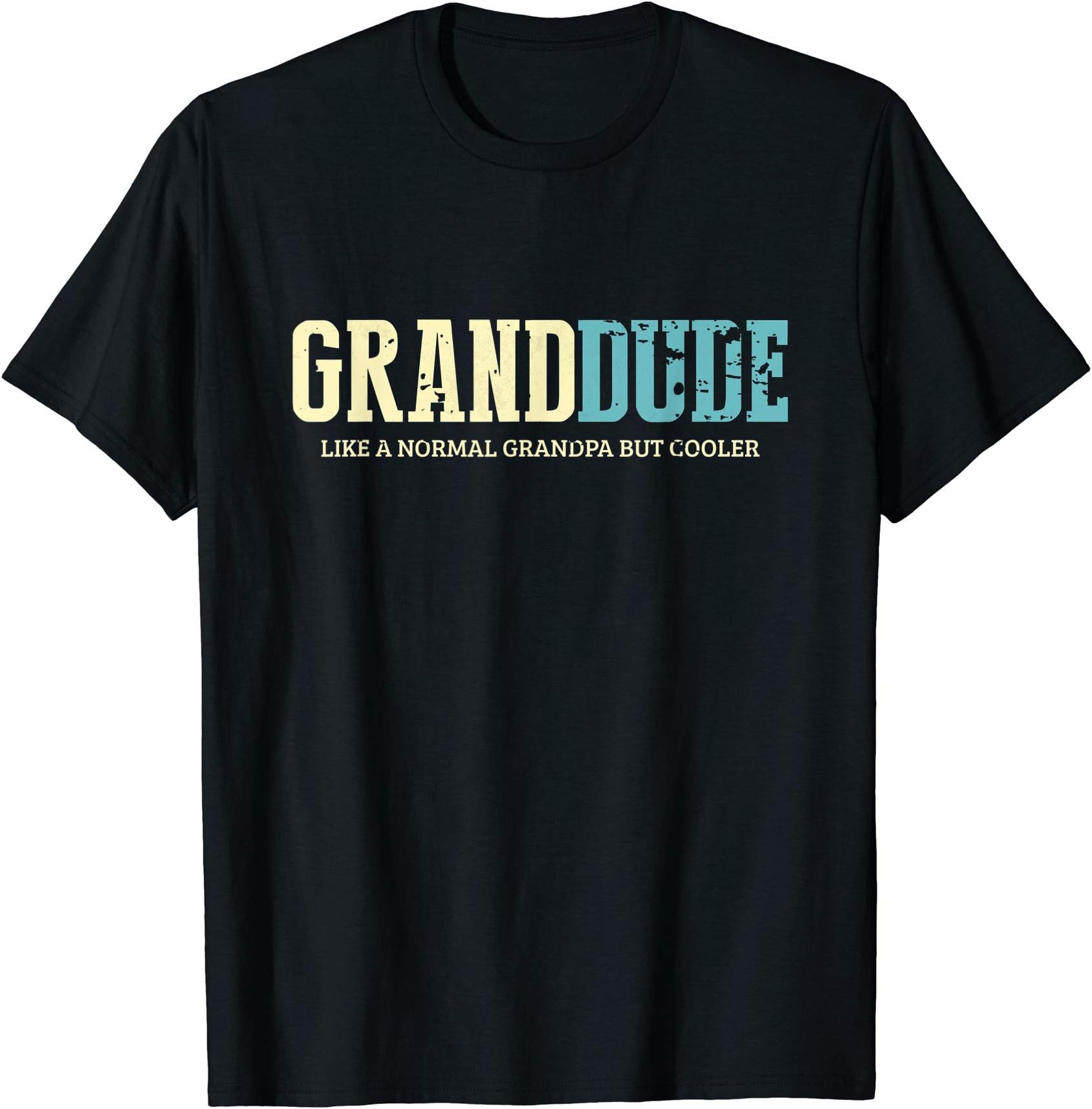 VI05 Family ShirtsGrand-Dude Like Normal Grandpa But Cooler Retro Tshirt T-ShirtOEKO-TEX STANDARD 100