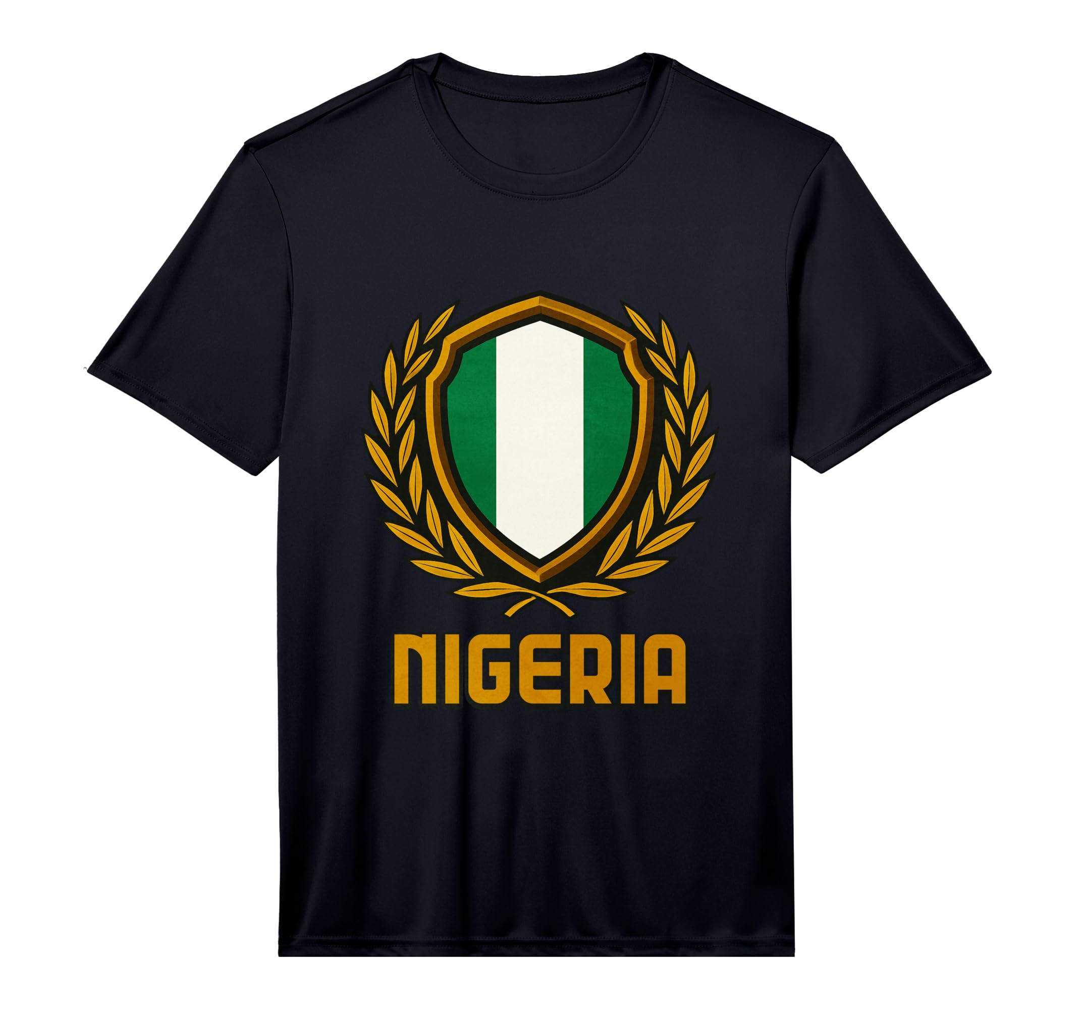 Mens Nigeria Emblem Performance T-Shirt
