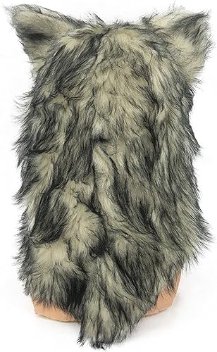 Miniatura 8 de HAO Máscara de terror realista de Halloween con mandíbula móvil, máscara de cabeza de lobo movible para fiesta de Halloween, disfraz de lobo para