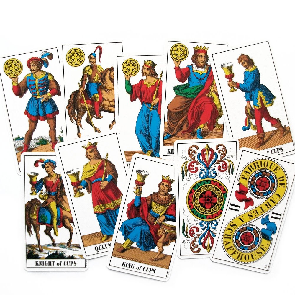 Green Cross Toad 1JJ Swiss Tarot 78 Cards Deck with English