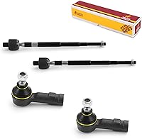 Vista 85 de Metrix Premium Chassis Parts - Kit de 4 piezas de extremos de barra de acoplamiento frontal exterior e interior compatible con Nissan Pathfinder