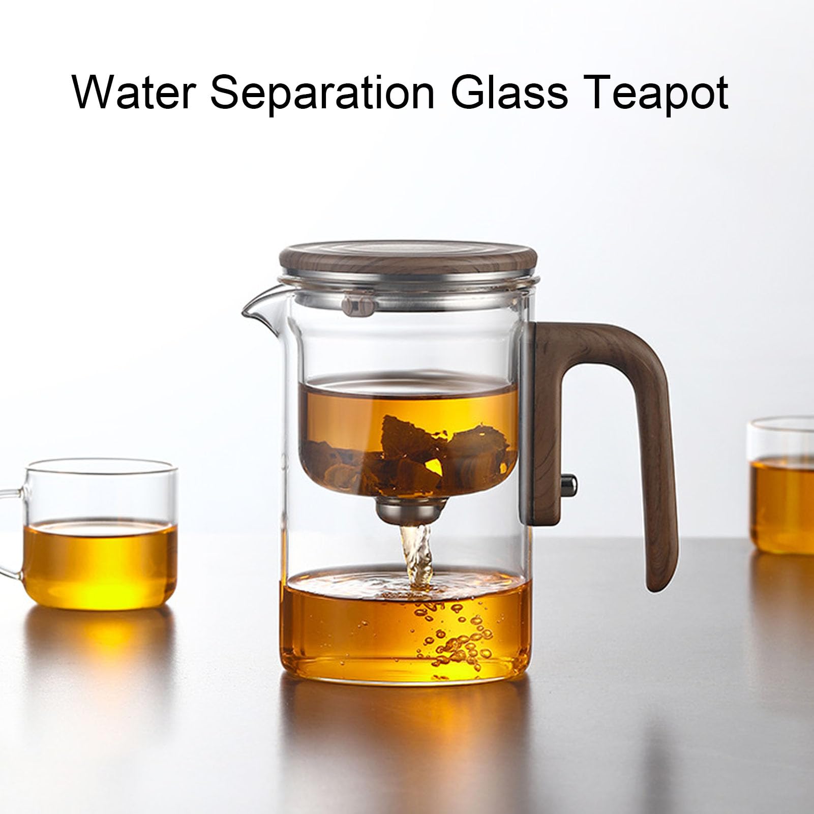 Fockety Magnetische Teekanne mit Tee-Ei für Losen Tee, 1,5 Liter, für Teezubereitung (FY520D)