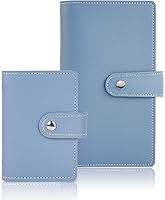 Vista 34 de lizimandu Libro Tarjetero para Tarjetas de Visita, Estuche Libro de Tarjetas de Visita de Cuero PU, Carpeta Organizadora para Tarjetas