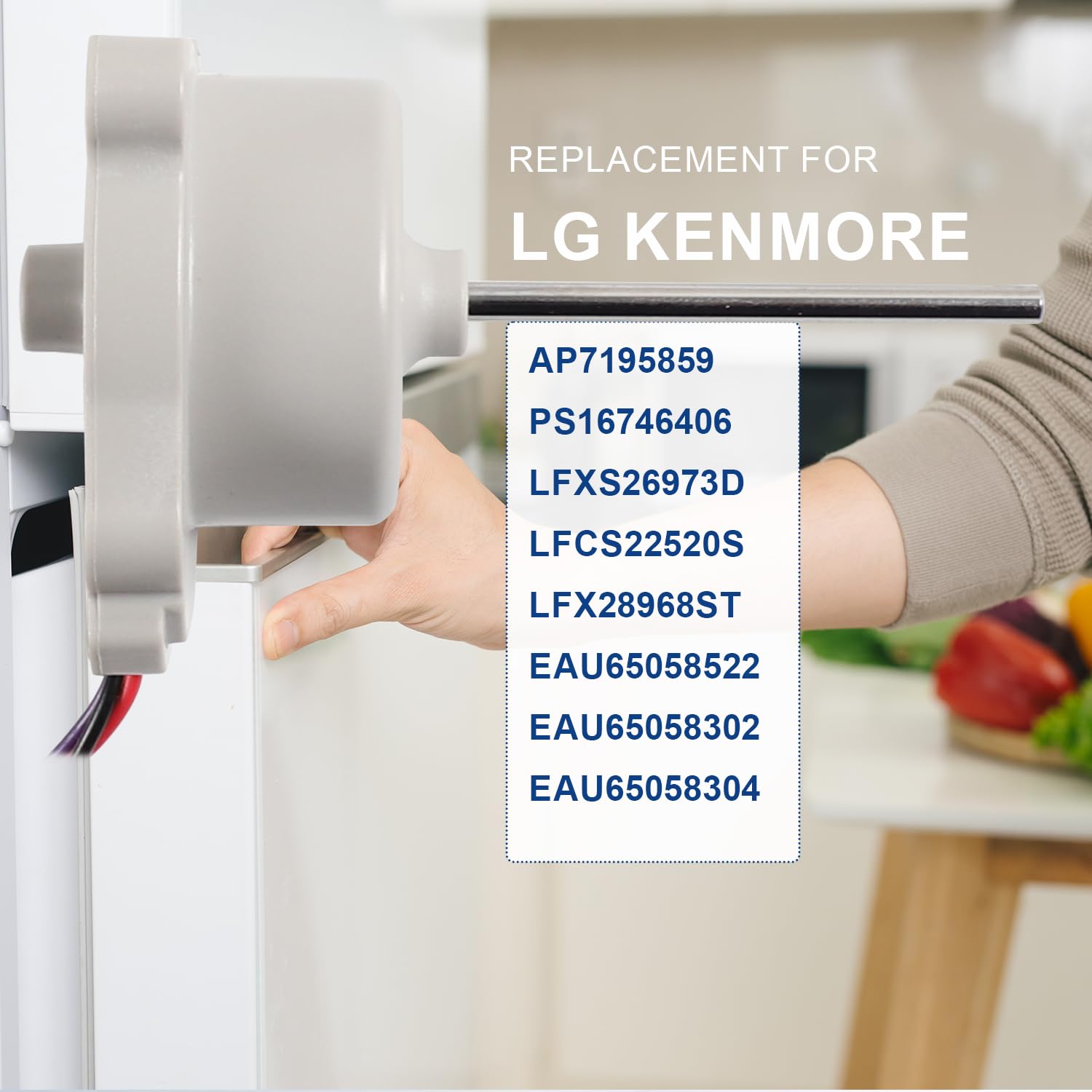 EAU65058315 : LG Refrigerator Evaporator Fan Motor | Trible's - View #7