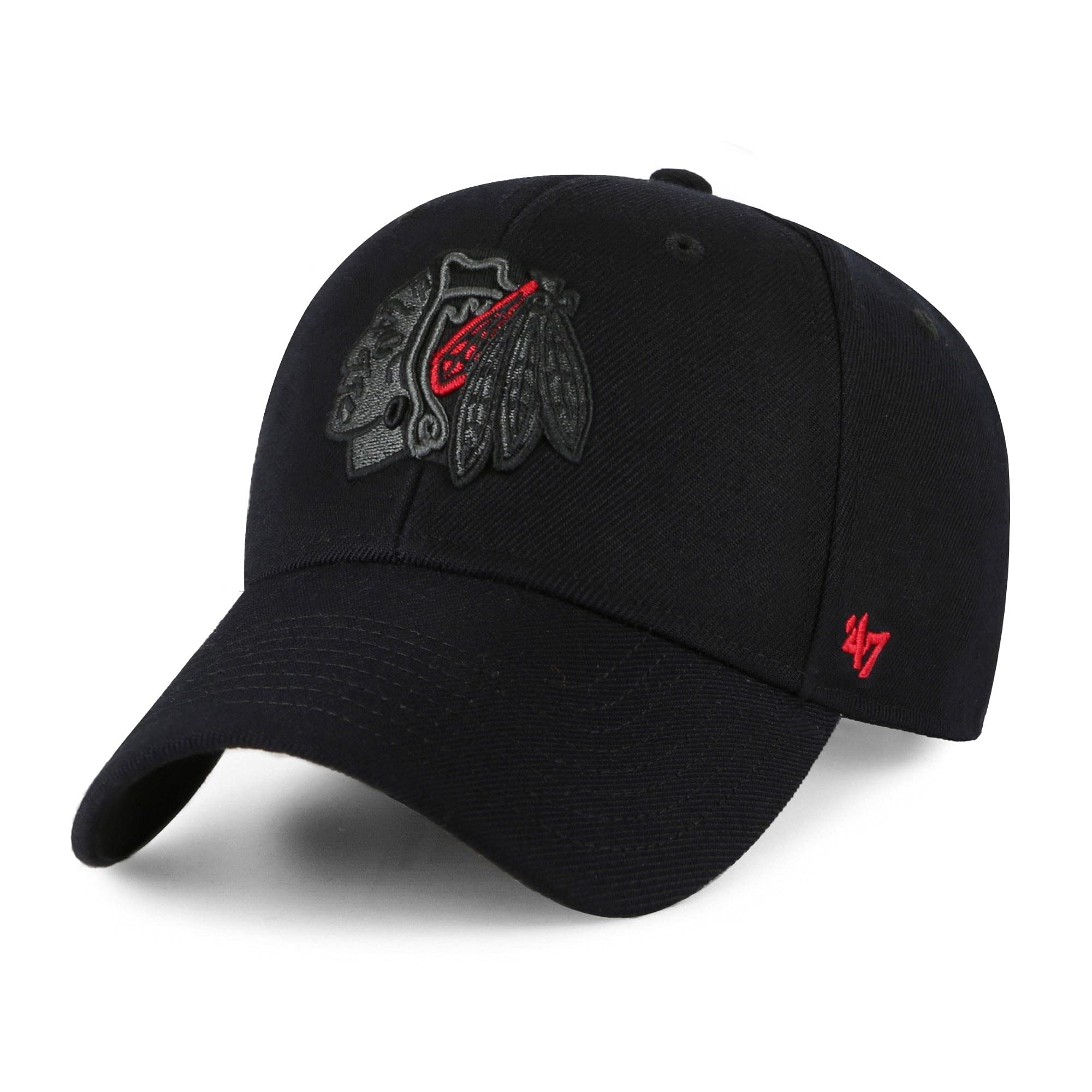 47 Chicago Blackhawks Black NHL Most Value P. Snapback Cap - One-Size